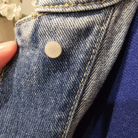 Pacsun Denim Jacket Light Blue Long Sleeve - Picture 13 of 16
